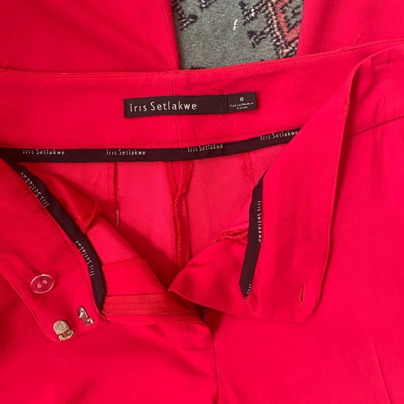 Iris Setlawke Montreal red trousers - Picture 4 of 8